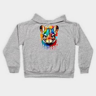 Chinchilla Colourful - Cute Chinchilla - I love Chinchillas Kids Hoodie